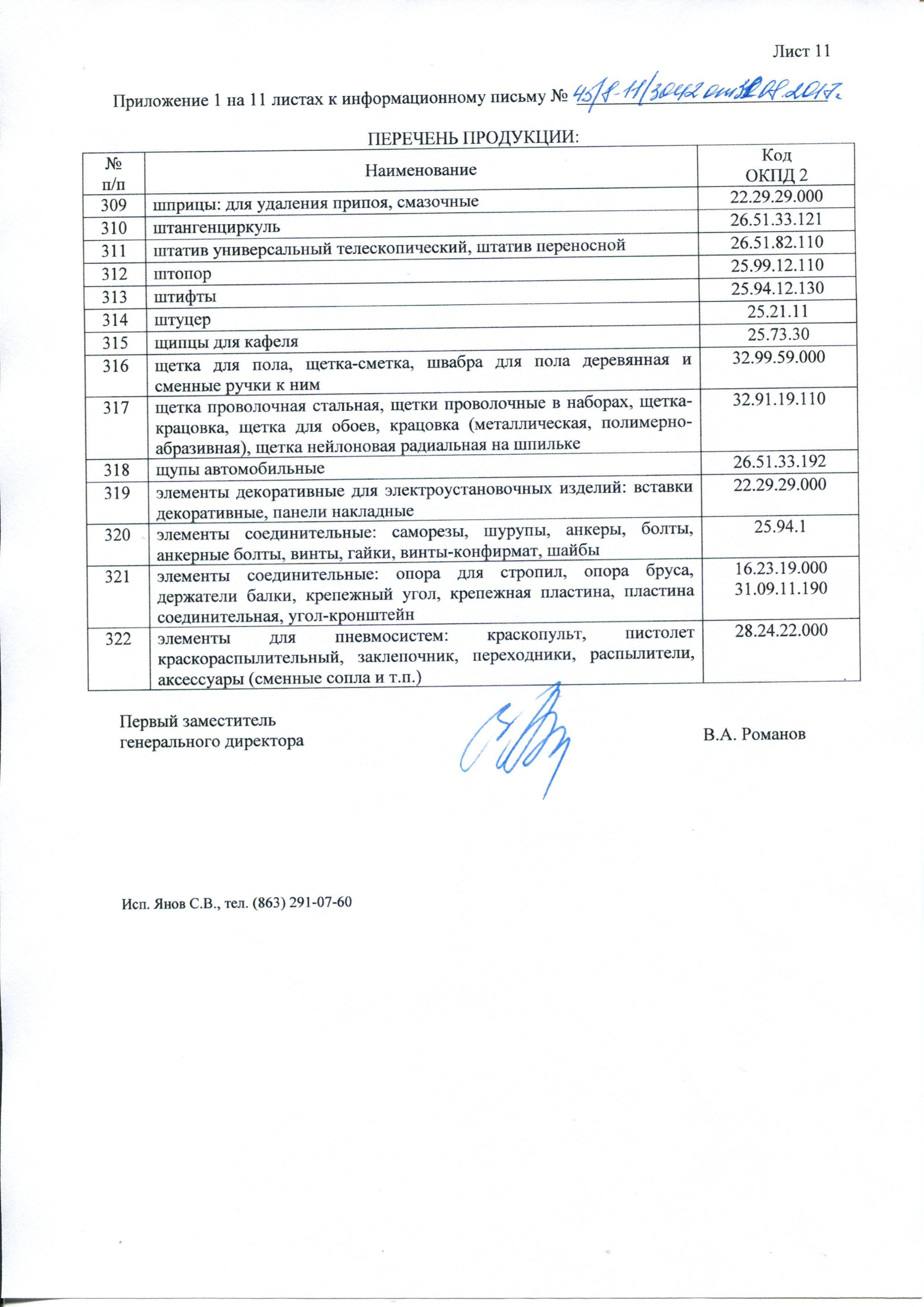 Сертификат на товар - Стержни для клеевого пистолета Stayer 11х200 мм (6 штук в упаковке, артикул производителя 2-06821-W-S06)
