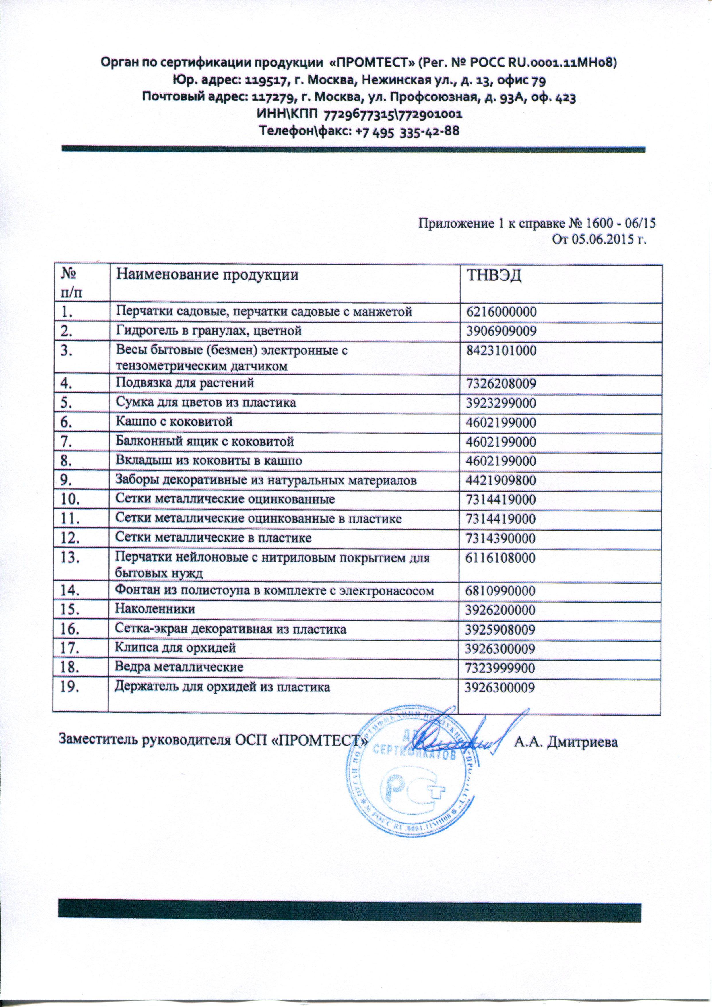 Сертификат на товар - Горшок для цветов с автополивом Комфорт белый 3 л