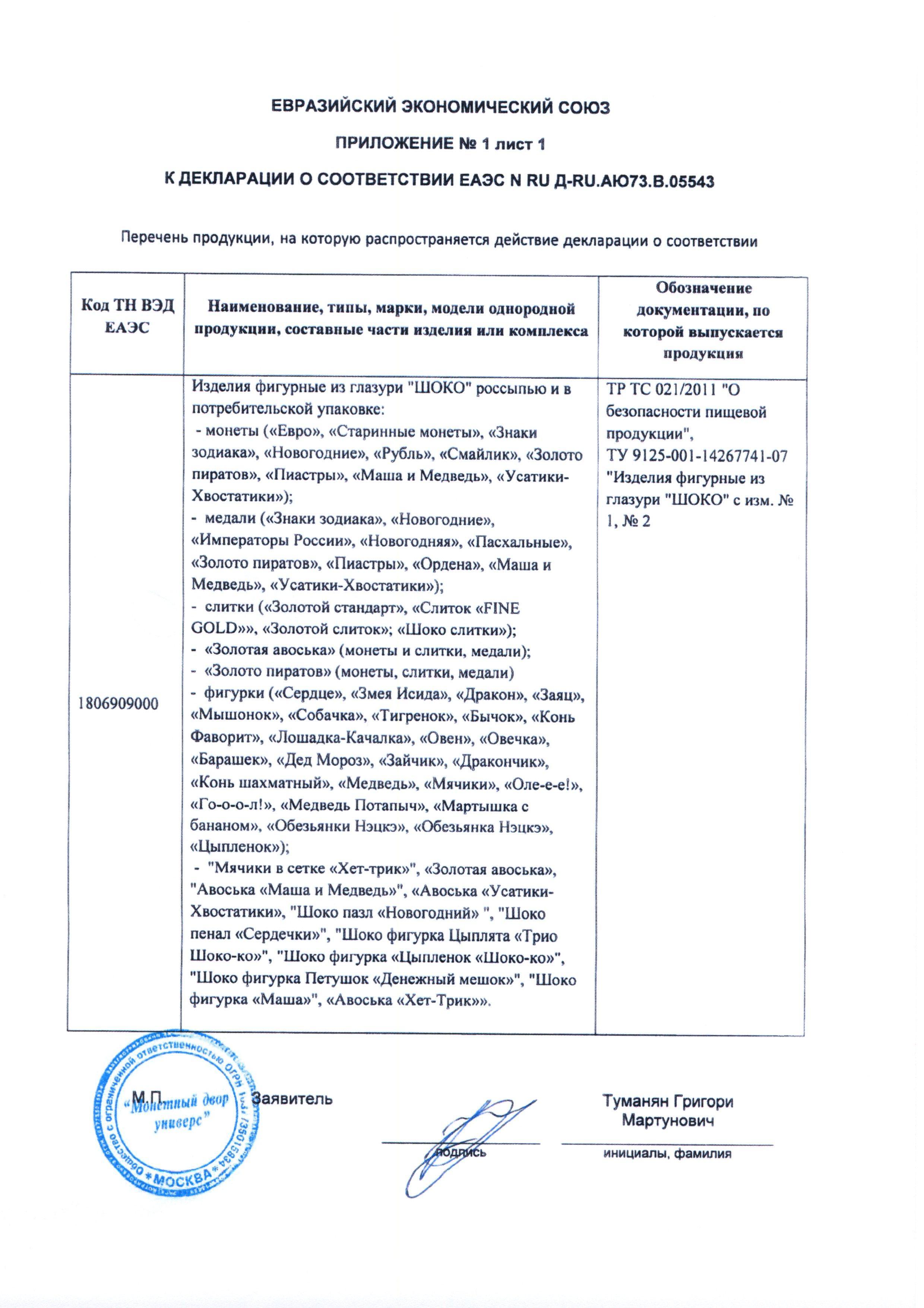 Сертификат на товар - Шоколадная фигурка монета Рубль 6 г (в банке 50 штук)