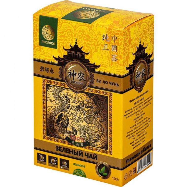 Чай Shennun Би Ло Чунь зеленый 100 г
