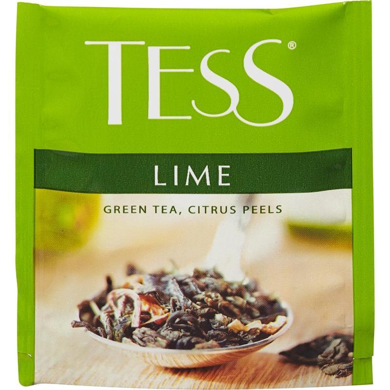 Чай Tess Lime зеленый с лаймом 25 пакетиков