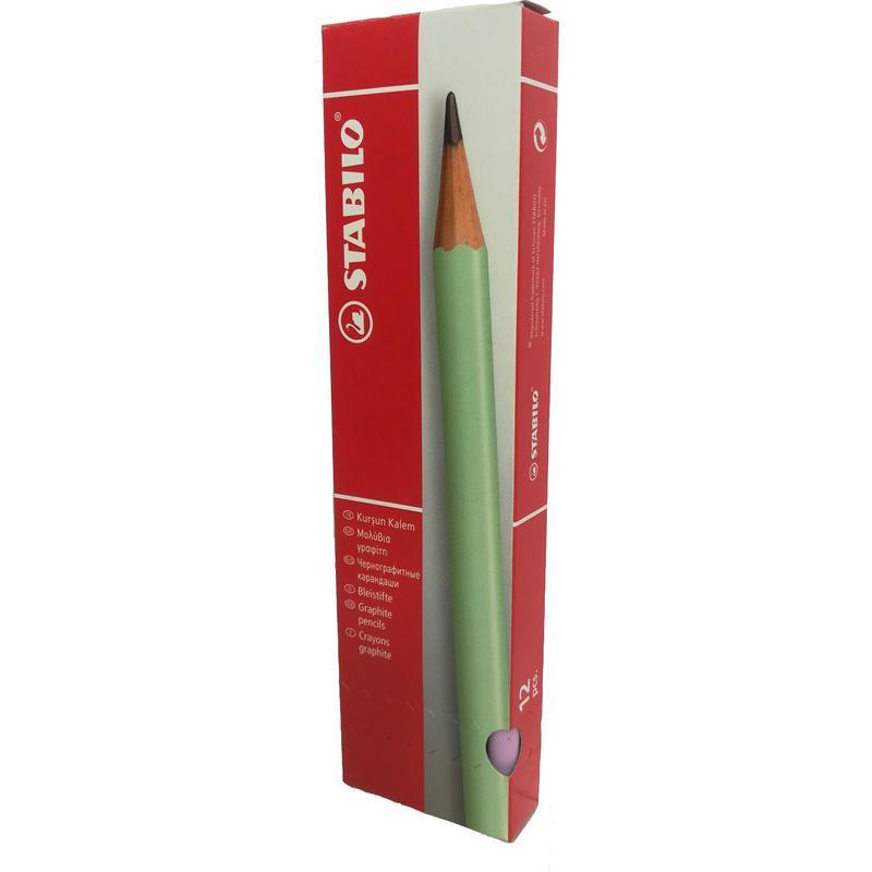 Карандаш чернографитный Stabilo Schwan Pastel 421 HB заточенный