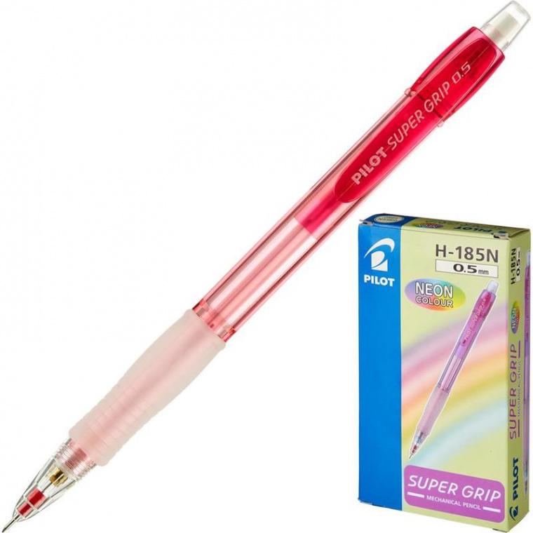 Карандаш механический розовый Pilot Neon H-185-N 0.5 мм