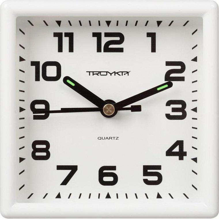 Часы-будильник Troyka 08.10.801 (9.5х9.5х4.5 см)
