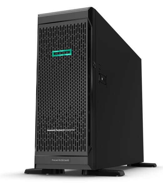 ProLiant ML350 Gen10 Silver 4208 Tower(4U)/Xeon8C 2.1GHz(11MB)/1x16GbR1D_2933/E208i-a(ZM/RAID 0/1/10/5)/noHDD(4/12up)LFF/noDVD/iLOstd/2NHPFans/4x1GbEth/1x500W(2up)