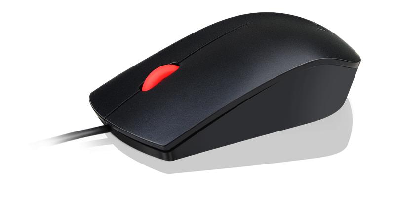 Lenovo Essential USB Mouse (1600 DPI - Optical sensor,  USB Cable 1.8 m)