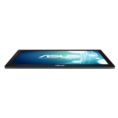 ASUS 15.6" MB168B USB-Portable Monitor, LED, 1366x768, 11ms, 200cd/m2, 500:1, 90°/65°, USB 3.0x1, Pivot Auto-Rotate, Ultra-slim, 0.8Kg, Smart Case, Silver + Black, 90LM00I0-B01170