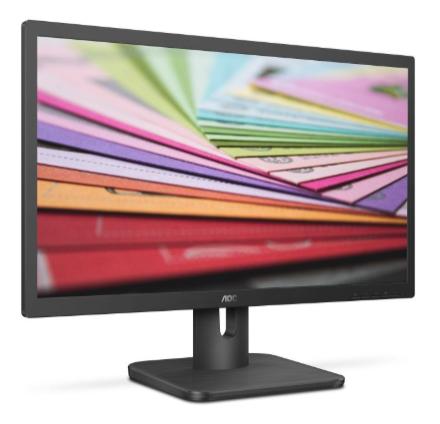 21,5" AOC 22E1Q 1920x1080 MVA LED 16:9 5ms D-Sub HDMI DP 20M:1 178/178 250cd Speakers Black
