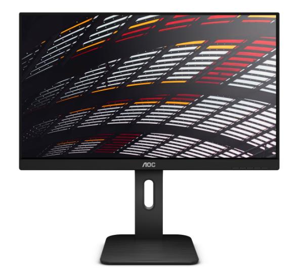 23,8" AOC 24P1 1920x1080 IPS LED 16:9 5ms D-Sub DVI HDMI DP 4*USB3.0 50M:1 178/178 250cd HAS Pivot Tilt Swivel Speakers Black