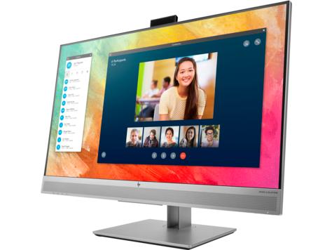 HP EliteDisplay E273m 27 Monitor 1920x1080, 16:9, IPS, 250 cd/m2, 1000:1, 5ms, 178°/178°, USB-C, VGA, HDMI, USB 3.0x2, DisplayPort, Pop-up webcam, speakers, height, tilt, swivel, pivot, Black&Silver