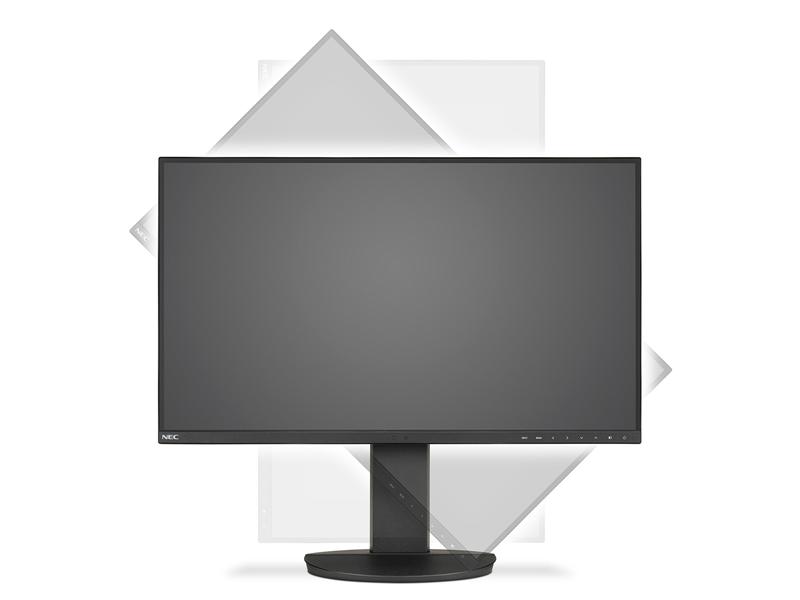 NEC 27" EA271Q-Bk LCD Bk/Bk (PLS; 16:9; 350cd/m2; 1000:1/7000:1; 6ms; 2560x1440; 178/178; DVI; HDMI; DP; DP out; USB; HAS 150mm; Swiv; Tilt; Pivot; Human Sensor; Spk 2x1W)