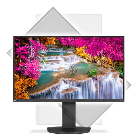 NEC 27" EA271U-BK LCD Bk/Bk (PLS; 16:9; 350cd/m2; 1300:1/9000:1; 5ms; 3840x2160; 178/178; 2 x HDMI; DP; USB; HAS 150mm; Swiv; Tilt; Pivot; Human Sensor; Spk 2x1W)