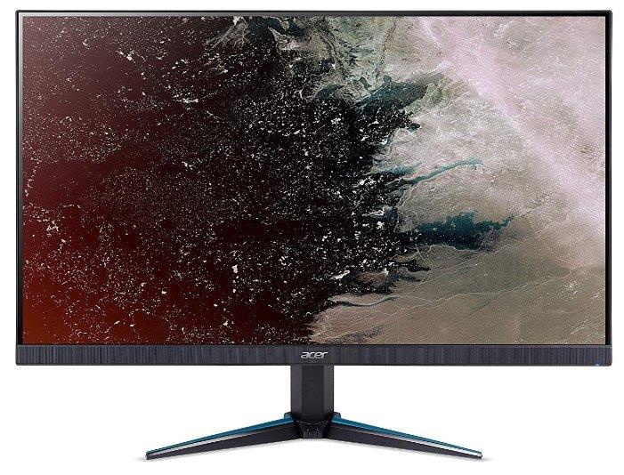27"  ACER  Nitro VG270Kbmiipx (16:9)/IPS(LED)/ZF/HDR Ready/3840x2160/60Hz/4 (G2G)ms/300nits/1000:1/2xHDMI + DP + Audio out/2Wx2/DP/HDMI FreeSync/Black with blue stripes on footstand