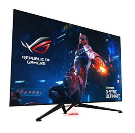 ASUS 65" ROG SWIFT PG65UQ VA LED 4K, ProGaming, 3840x2160, 4ms, 1000cd/m2, 178°/178°, TCR 4000:1, 144Hz, NVIDIA G-Sync Ultimate, HDR1000, HDMI*4, DP, USB-Hub, колонки, Black, 90LM0460-B01370
