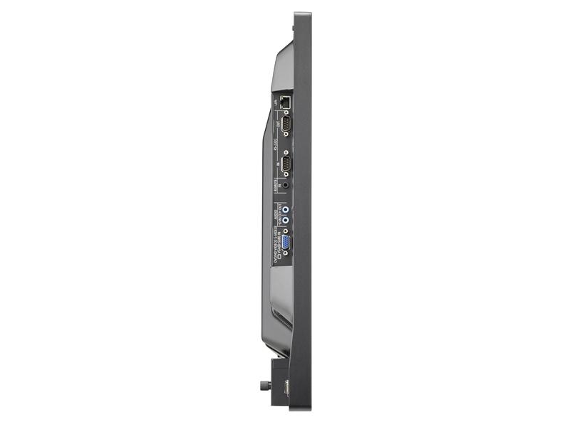 NEC 32" V323-3 Bk/Bk V-Series large format display, 450cd/m, Edge LED backlight, 24/7 proof, OPS slot