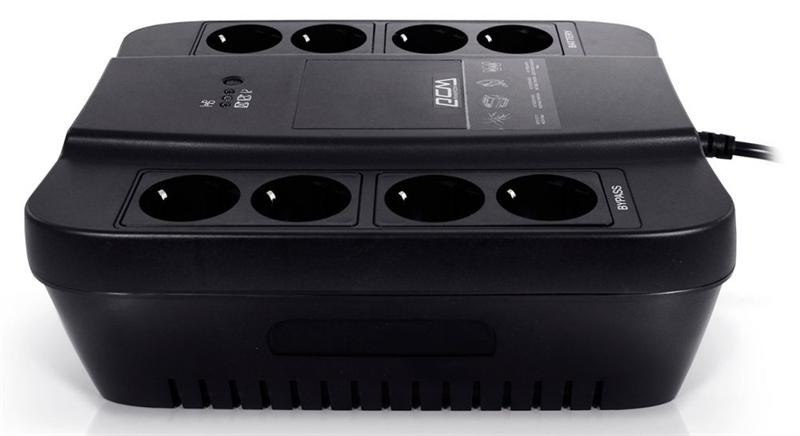 Powercom Back-UPS SPIDER, OffLine, 650VA/390W, Tower, Schuko (332714)