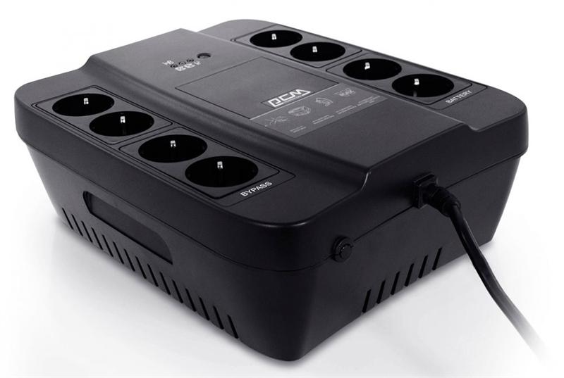 Powercom Back-UPS SPIDER, OffLine, 650VA/390W, Tower, Schuko (332714)