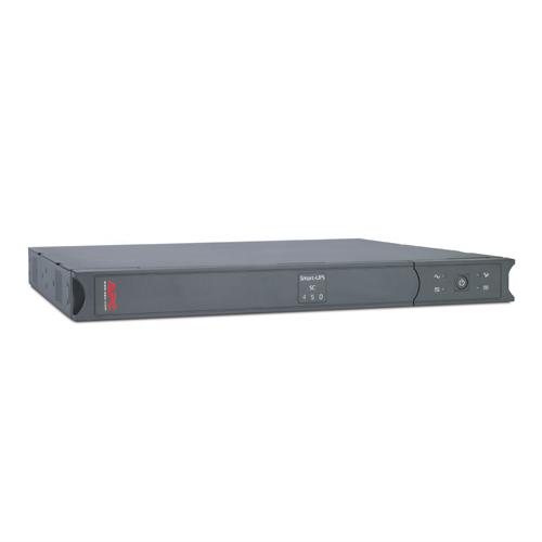 Smart-UPS SC 450VA/280W, 230V, 1U Rackmount/Tower, Line-Interactive, Data line surge protection, Hot Swap User Replaceable Batteries