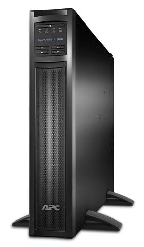 APC Smart-UPS X 3000VA/2700W, RM 2U/Tower, Ext. Runtime, Line-Interactive, LCD, Out: 220-240V 8xC13 (3-gr. switched) 1xC19, SmartSlot, USB, COM, EPO, HS User Replaceable Bat, Black, 3(2) y.war.