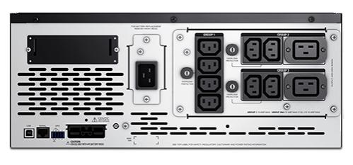 APC Smart-UPS X 3000VA/2700W, RM 4U/Tower, Ext. Runtime, Line-Interactive, LCD, Out: 220-240V 8xC13 (3-gr. switched) 3xC19, SmartSlot, USB, COM, EPO, HS User Replaceable Bat, Black, 3(2) y.war. (REP:S