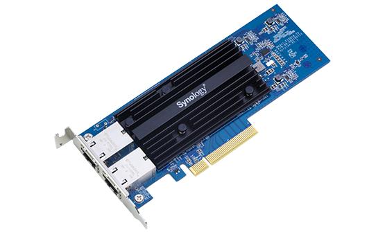 Synology 10 Gigabit dual port RJ-45 PCIe 3.0 4x adapter(incl LP and FH bracket)