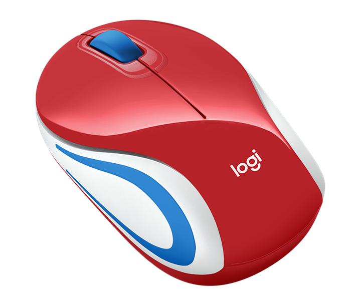 Logitech Wireless Mini Mouse M187, Red, [910-002732]