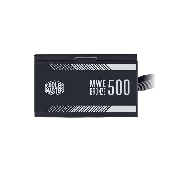 Cooler Master MWE Bronze, 500W, ATX, 120mm, 4xSATA, 2xPCI-E(6+2), APFC, 80+ Bronze