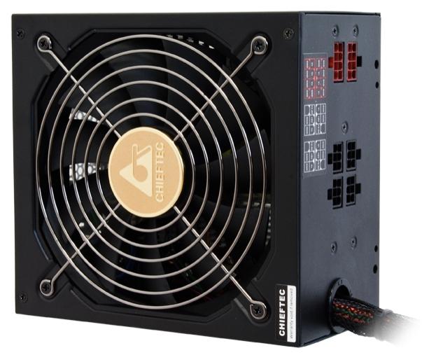 Chieftec PSU APS-750CB EPS12V 750W Cable Manag APFC Retail 14cm Fan, 85+, Fix 24,4+4,4+4 Cab Manag 2x(6+2), MolexX2+fdd, 3x(SATAx3),4x(6+2)