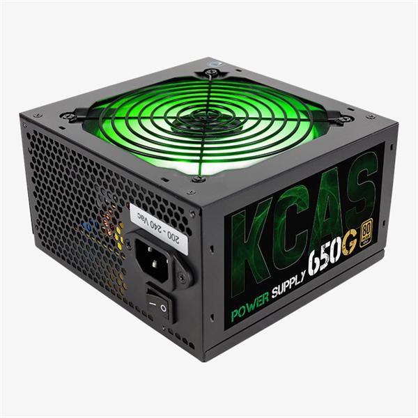 Aerocool KCAS-650G 650W, ATX v2.4, APFC, Fan 12cm c RGB-подсветкой, 80+ Gold, Retail