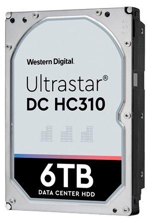 Western Digital Ultrastar DC HС310 HDD 3.5" SAS 6Tb, 7200rpm, 256MB buffer, 512e (HUS726T6TAL5204 HGST)