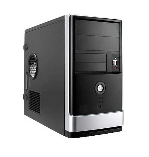 Mini Tower InWin EMR002 Black/Graphite  450W(RB-S450HQ70) 2 *USB+AirDuct+Audio mATX
