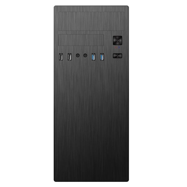 MidiTower Powerman DA812BK Black PM-500ATX-F 2*USB 2.0+2*USB 3.0 Audio ATX