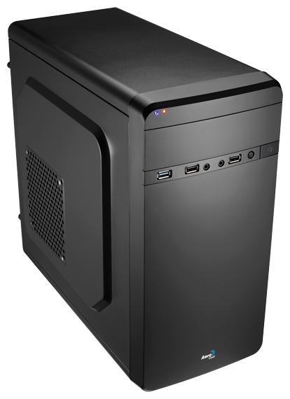 Корпус Aerocool Qs-180, mATX, без БП, 1 x USB 3.0, 2 x USB 2.0, съемный фильтр от пыли для БП