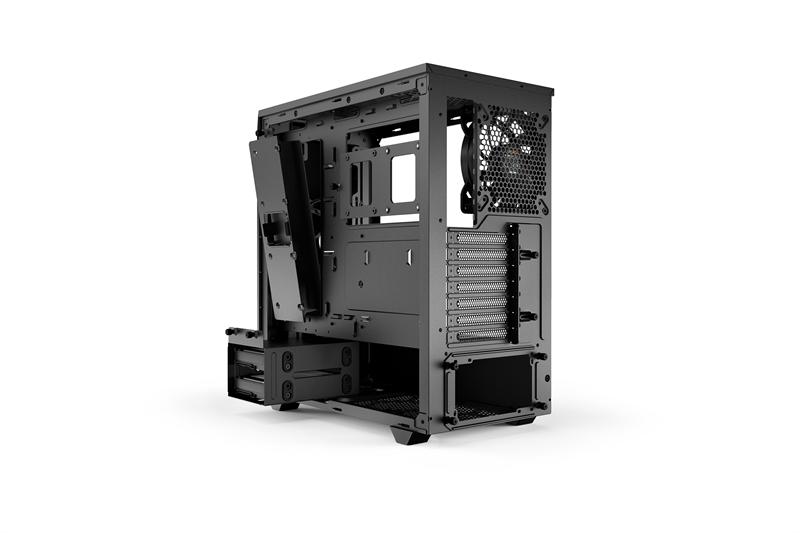 be quiet! PURE BASE 500 BLACK WINDOW / ATX, tempered glass side panel / 2x Pure Wings 2 140mm / BGW34