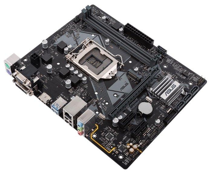 ASUS PRIME H310M-A R2.0, LGA1151v2, H310, 2*DDR4, D-Sub+DVI+HDMI, SATA3, Audio, Gb LAN, USB 3.1*4, USB 2.0*6, COM*1 header (w/o cable), mATX ; 90MB0Z10-M0EAY0