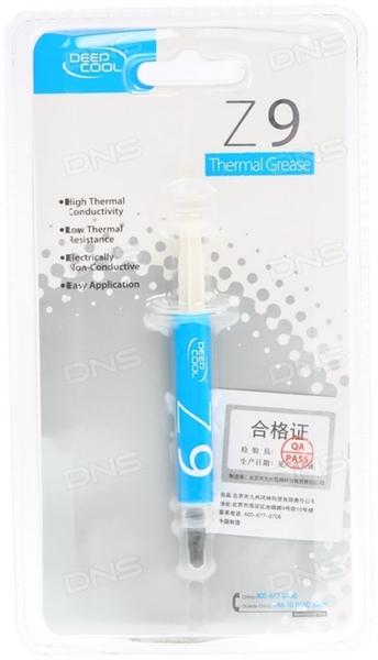 DEEPCOOL Z9 3g (50шт/кор, Thermal Paste: TC5022) Blister Card