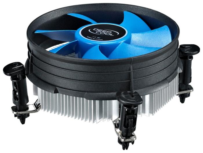Кулер DEEPCOOL THETA 9 LGA-1150/1156/1155 низкопрофильный высота 46,5mm (45шт/кор, TDP 82W, 92x25мм, 2000об/мин, 22dBa, Push-Pin ) Color BOX