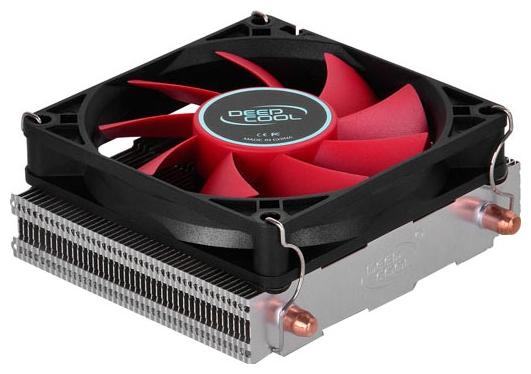 Кулер DEEPCOOL HTPC-200 S1155/S1156/S1150/775/AM2/AM2+/AM3/AM3+/FM1/FM2/FM2+ низкопроф-й, 36шт/кор, TDP 95W, PWM, RET