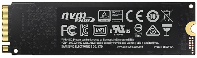 SSD M.2 (PCI-E NVMe) 500 Gb Samsung 970 EVO plus (R3500/W3200MB/s) (MZ-V7S500BW analog MZ-V7E500BW, MZ-V6E500BW)
