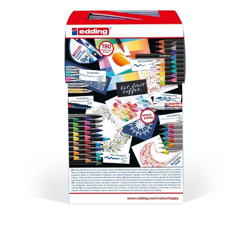 Набор для творчества Edding Colour Happy Big 70 предметов