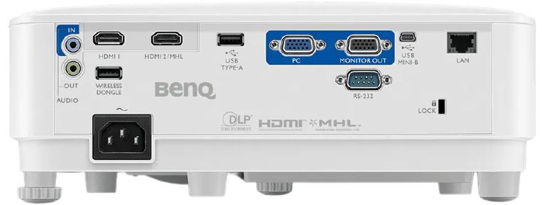 Проектор BenQ MH733 1080P; 4000 AL; 1.3X zoom, TR 1.15~1.5, 2xHDMI (MHL), LAN display, USB reader, USB WiFi (WDRT8192)