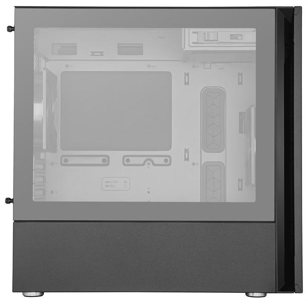 Cooler Master Silencio S400, USB3.0x2, 1xSD card reader, 2x120 Fan, Steel Side Panel, mATX, w/o PSU