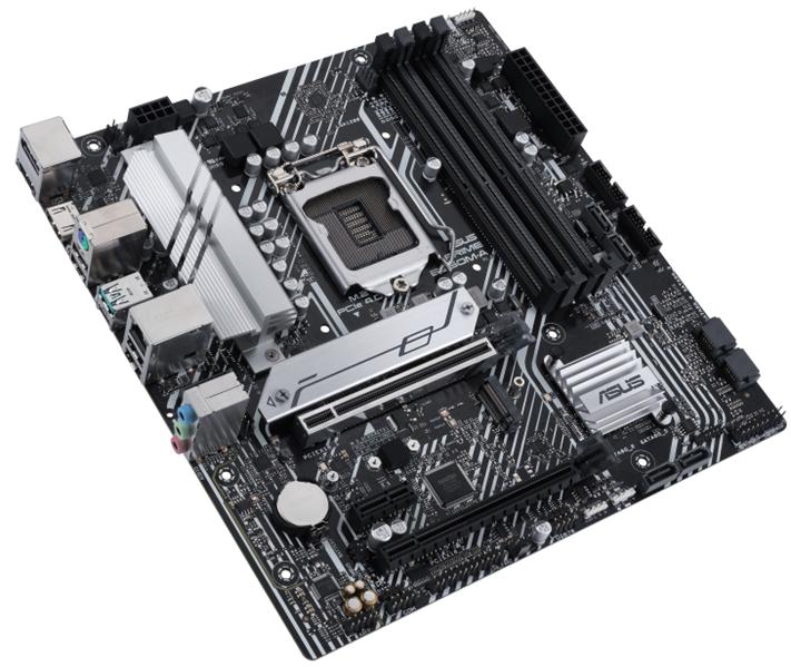 ASUS PRIME B560M-A, LGA1200, B560, 4*DDR4, DP+ 2* HDMI, SATA3 + RAID, Audio, Gb LAN, USB 3.2*6, USB 2.0*6, COM*1 header, LPT*1 header (w/o cable), mATX ; 90MB17A0-M0EAY0
