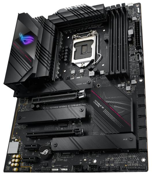 ASUS ROG STRIX B560-E GAMING WIFI, LGA1200, B560, 4*DDR4, HDMI+DP, CrossFireX, SATA3 + RAID, Audio, Gb LAN, USB 3.2*5, USB 2.0*5, ATX ; 90MB1880-M0EAY0