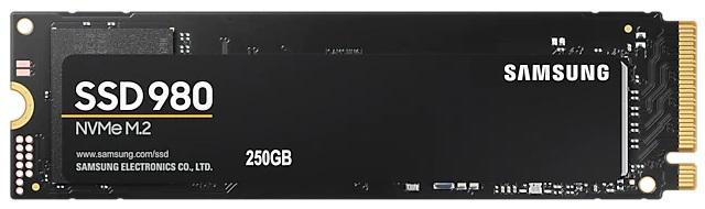 SSD M.2 (PCI-E NVMe) 250 Gb Samsung 980 (R2900/W1300MB/s) (MZ-V8V250BW)