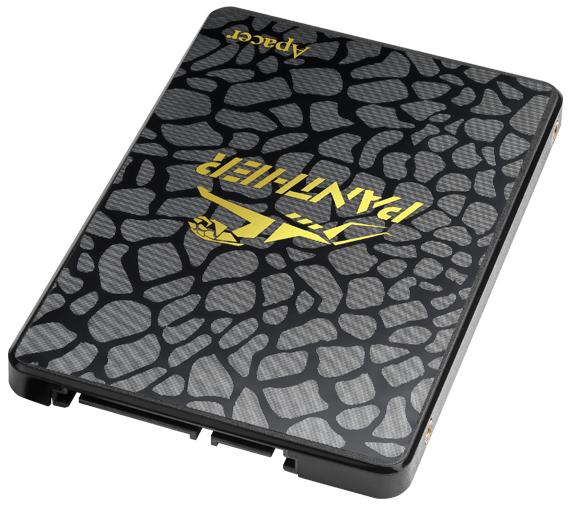 Apacer SSD PANTHER AS340 480Gb SATA 2.5" 7mm, R550/W520 Mb/s, IOPS 80K, MTBF 1,5M, 3D NAND, Retail (AP480GAS340XC-1)