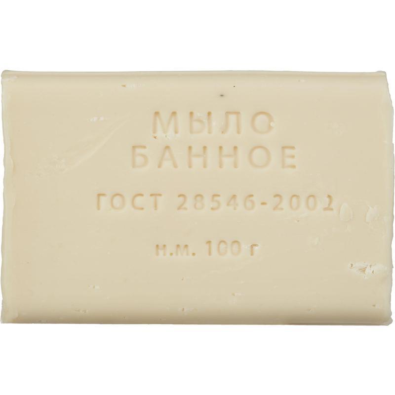 Мыло туалетное Мыловаренная Компания Банное в прозрачной обертке 100 г