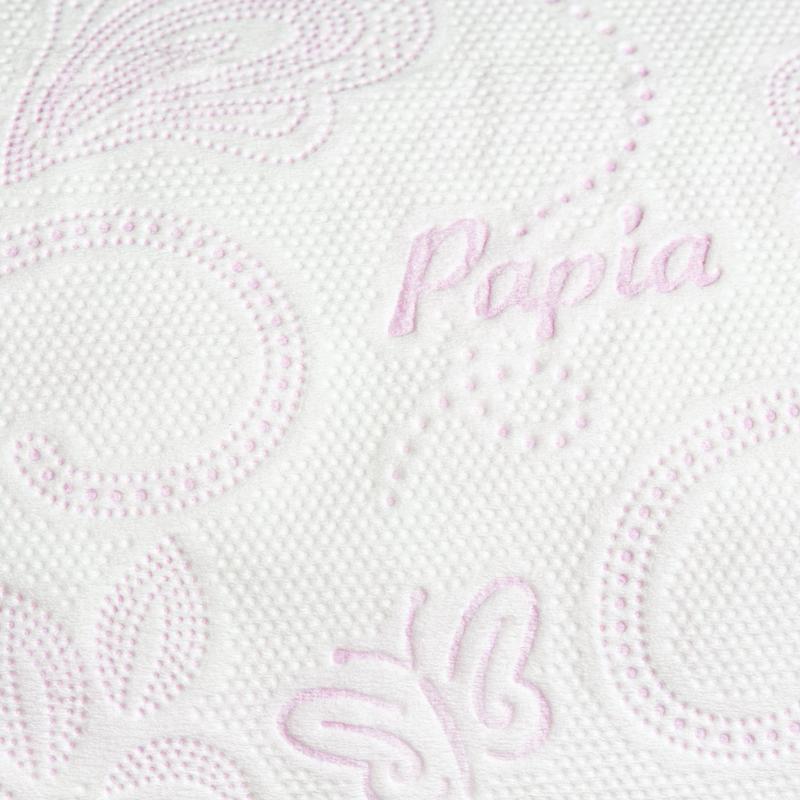 Бумага туалетная Papia Deluxe 4-слойная белая с цветочным ароматом (8 рулонов в упаковке)
