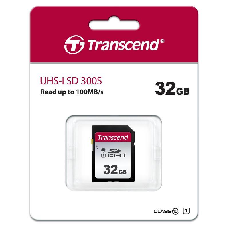 Карта памяти 32 ГБ SDHC Transcend TS32GSDC300S Class 10