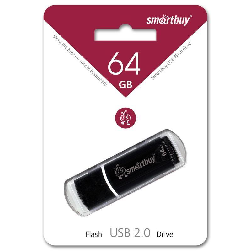 Флеш-память USB 2.0 64 Гб SmartBuy Crown (SB64GBCRW-K)